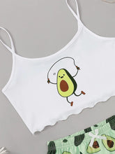 Load image into Gallery viewer, Women&#39;s Avocado Summer Pyjamas PJs