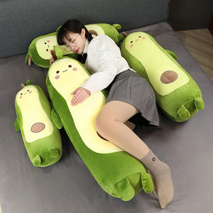 Giant Long Soft Avocado Cute Plush Plushie Cushion Pillow