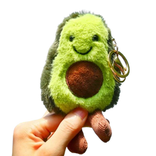 Load image into Gallery viewer, Avocado Plush Toy Key Chain. Avocado Bag Charm.