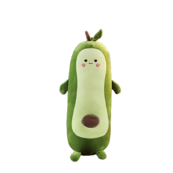 Giant Long Soft Avocado Cute Plush Plushie Cushion Pillow