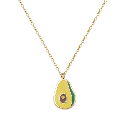 Beautiful Avocado Pendant Necklace