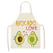 Load image into Gallery viewer, Fun and Tropical Avocado Themed Cotton Apron