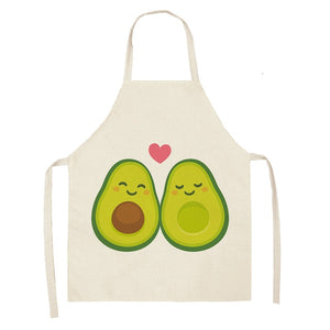 Fun and Tropical Avocado Themed Cotton Apron