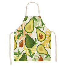 Load image into Gallery viewer, Fun and Tropical Avocado Themed Cotton Apron