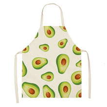 Load image into Gallery viewer, Fun and Tropical Avocado Themed Cotton Apron