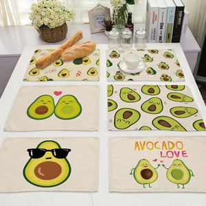 Avocado Cotton Placemats