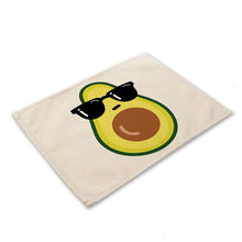 Load image into Gallery viewer, Avocado Cotton Placemats