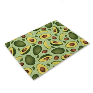 Avocado Cotton Placemats