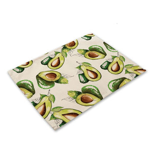 Avocado Cotton Placemats