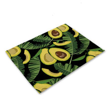 Load image into Gallery viewer, Avocado Cotton Placemats