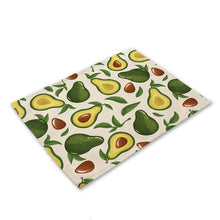 Load image into Gallery viewer, Avocado Cotton Placemats