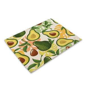 Avocado Cotton Placemats