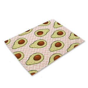 Avocado Cotton Placemats