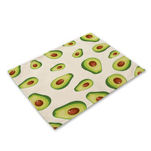 Load image into Gallery viewer, Avocado Cotton Placemats