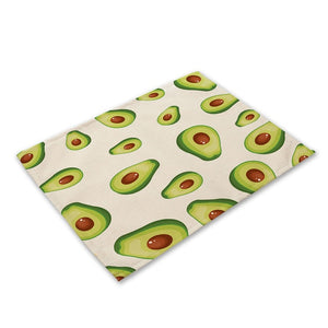 Avocado Cotton Placemats