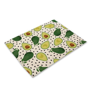 Avocado Cotton Placemats