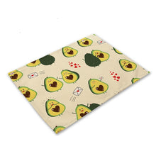 Load image into Gallery viewer, Avocado Cotton Placemats