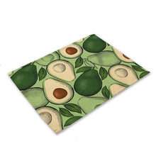 Load image into Gallery viewer, Avocado Cotton Placemats