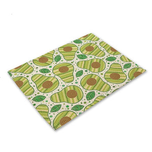 Avocado Cotton Placemats