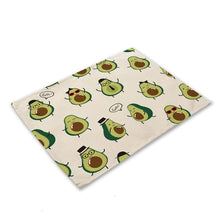 Load image into Gallery viewer, Avocado Cotton Placemats